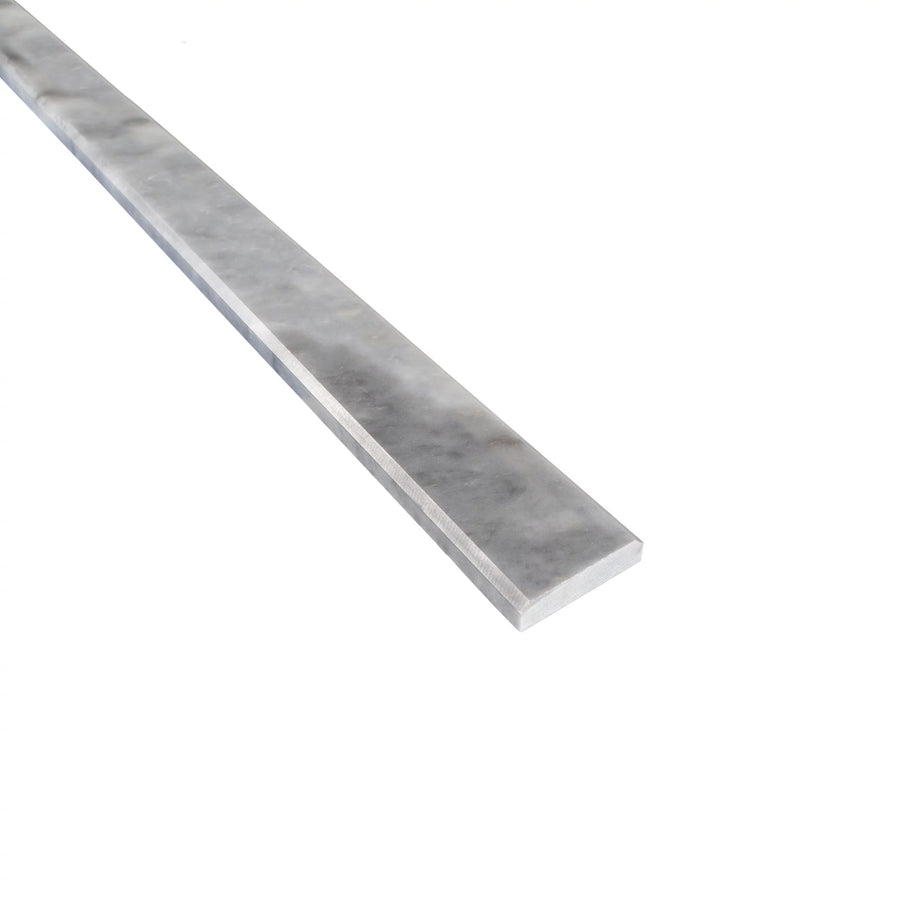 Custom Length 2x36 Gray Marble Thresholds Saddles Window Sills Marble Engineered Stone Standard Bevel Polished - Marble Barn